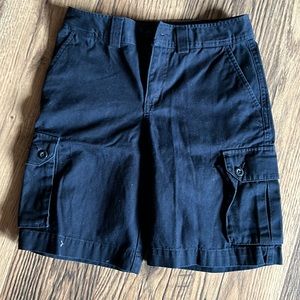 Boys Ralph Lauren Polo, 6 pocket cargo shorts, Navy Blue, size 10